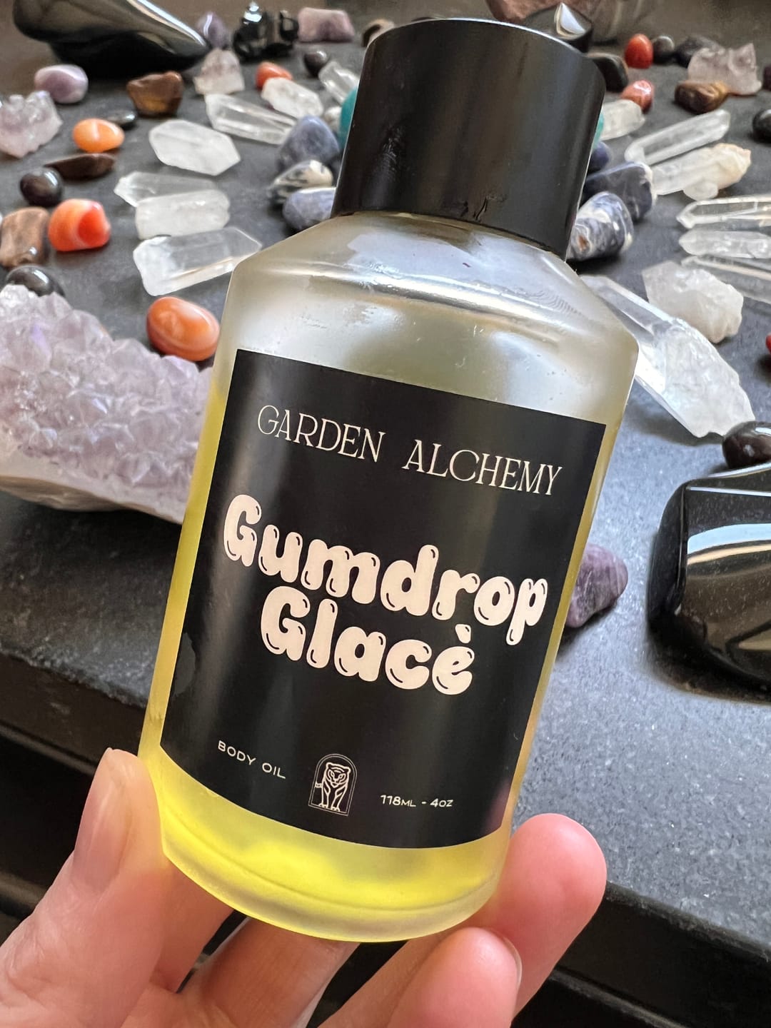 Customer photo review of GUMDROP GLACÈ BODY OIL