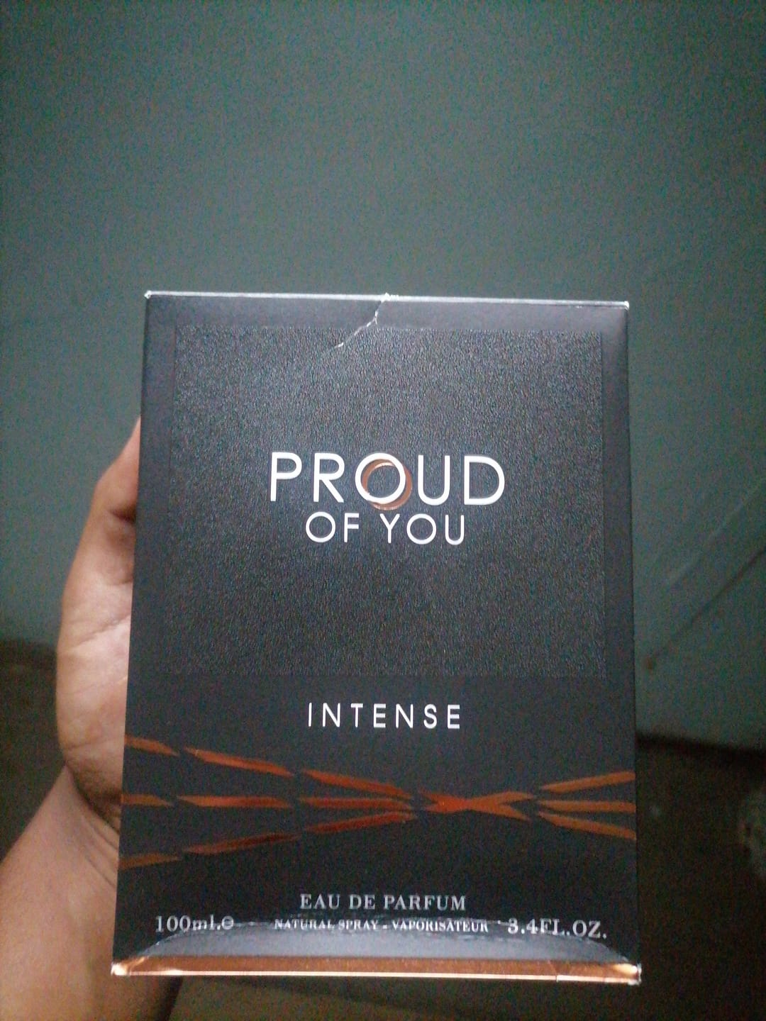 Customer photo review of Proud of you intense 100ml edp