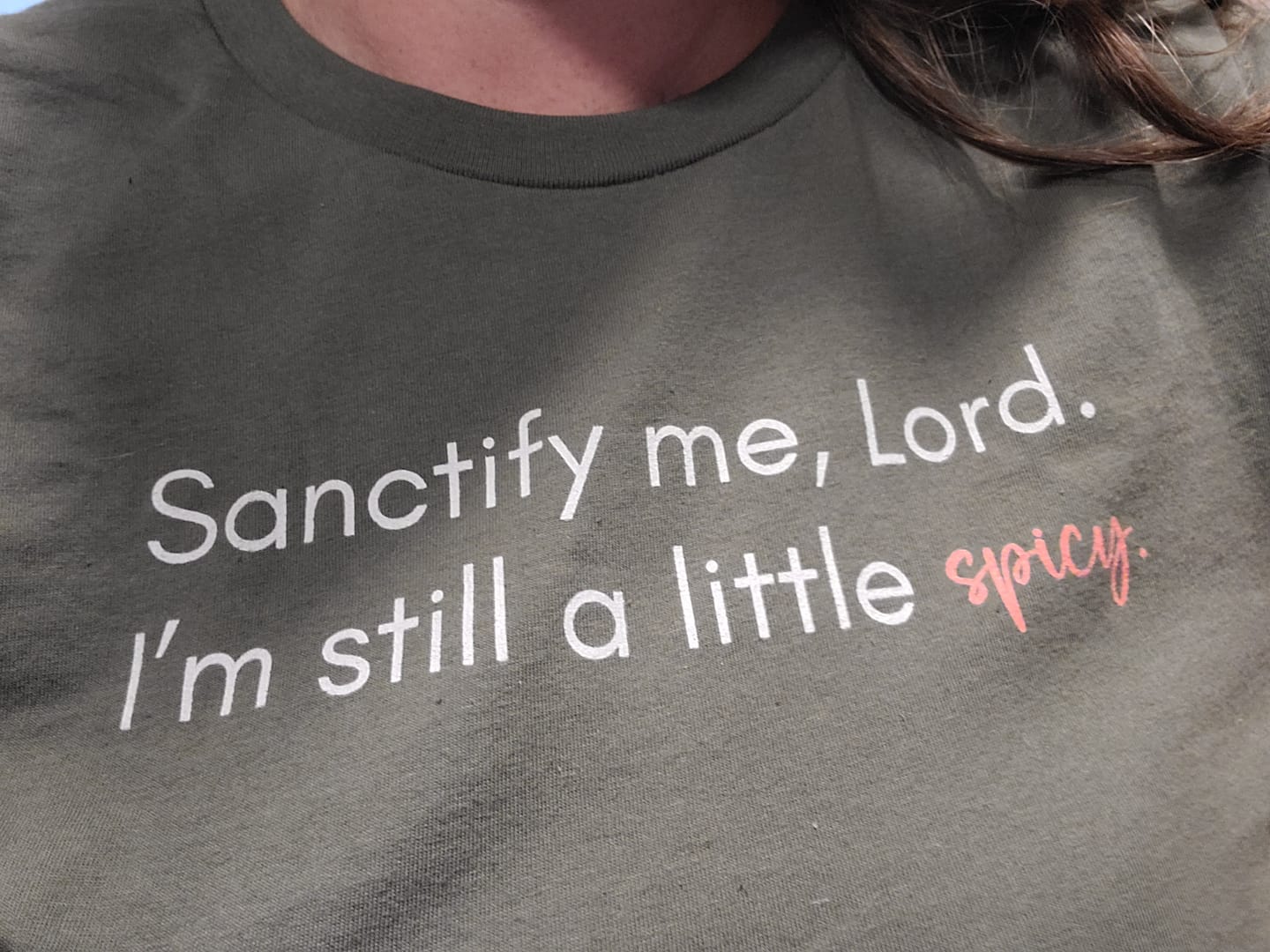 Customer photo review of Spicy T-Shirt