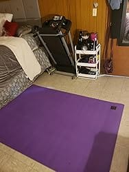 Customer photo review of GXMMAT Large Exercise Mat 6'x4'