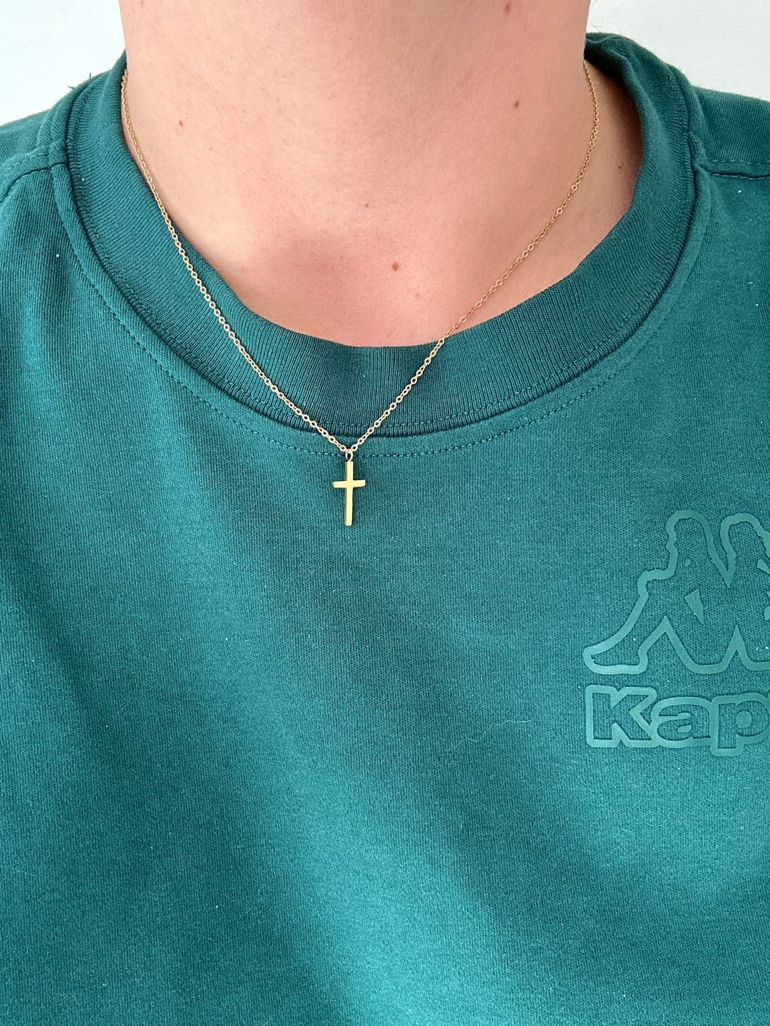 Customer photo review of Cross Necklace