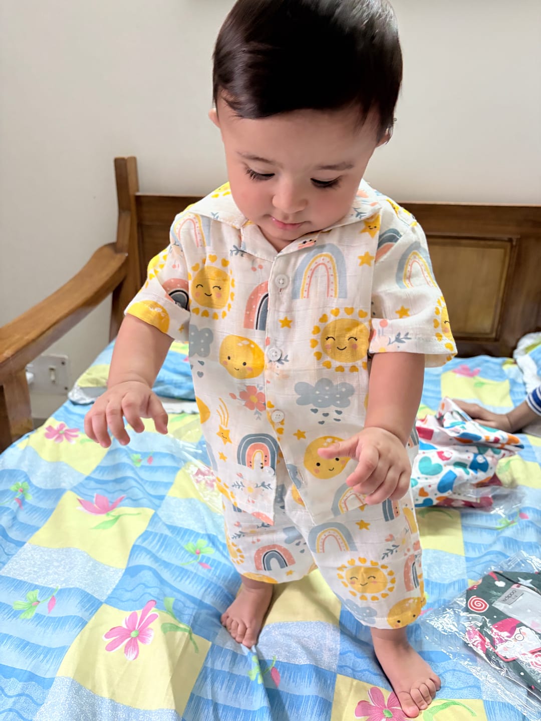 Customer photo review of Fun Sky Muslin Coord Set