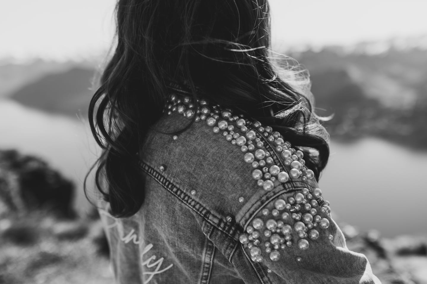 Customer photo review of Bridal Denim Jacket