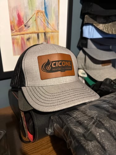 Customer photo review of [6 Pack] 112 Style Leather Patch Trucker Hat