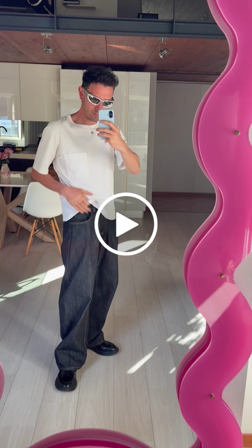 Customer video review of Balloon Pants Raw Denim Blue