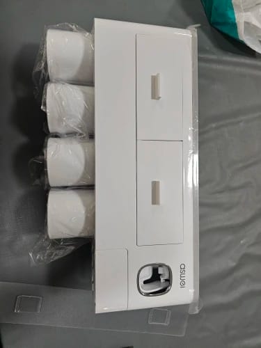 Customer photo review of Automatic Wall Mount Toothpaste Dispenser