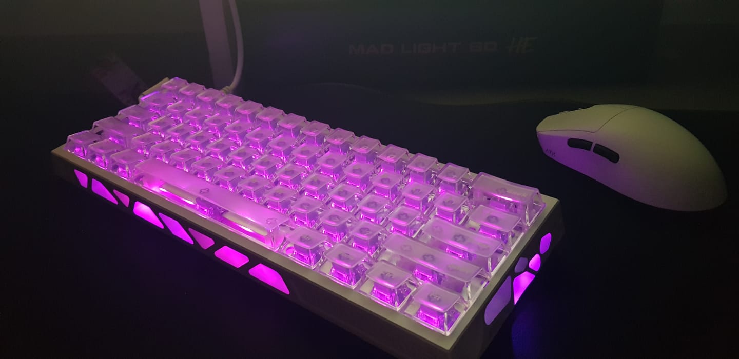 Customer photo review of FGG Madlions MAD Light 60HE Alüminyum Klavye (Manyetik Switch / HE)