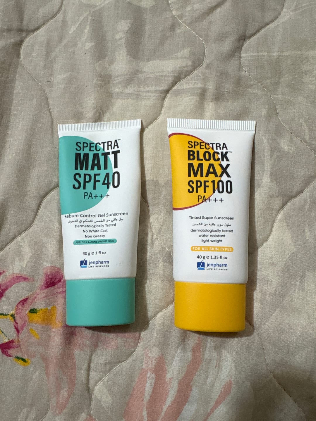 Customer photo review of Spectra Matt SC SPF 40