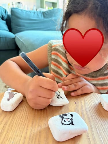 Customer photo review of Starterspakket Happy Stones + App om ze te volgen