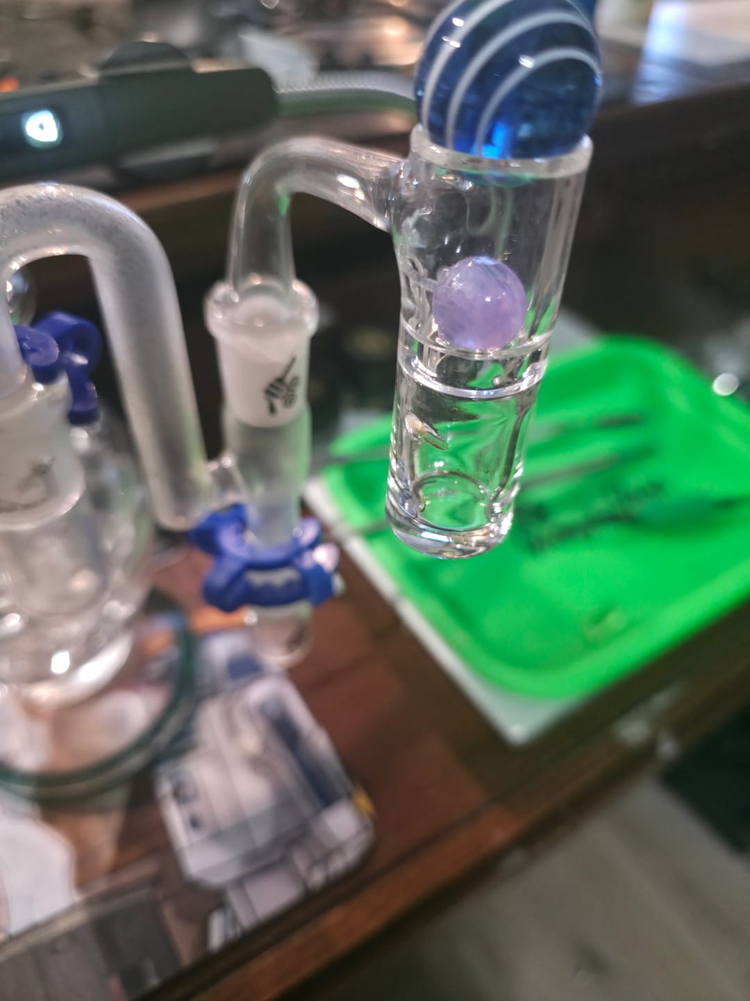 Customer photo review of HONEY WELL QUARTZ BANGER - 90° DEGREE | YL