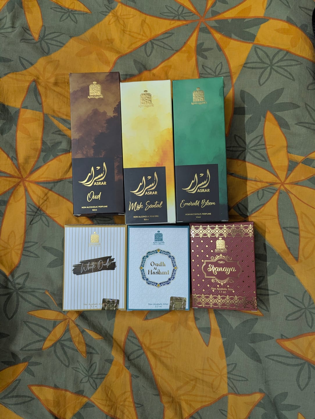 Customer photo review of 3 Pcs Attar Set Shanaya, White Oudh And Oudh Al Hashmi 5.5 Ml Each