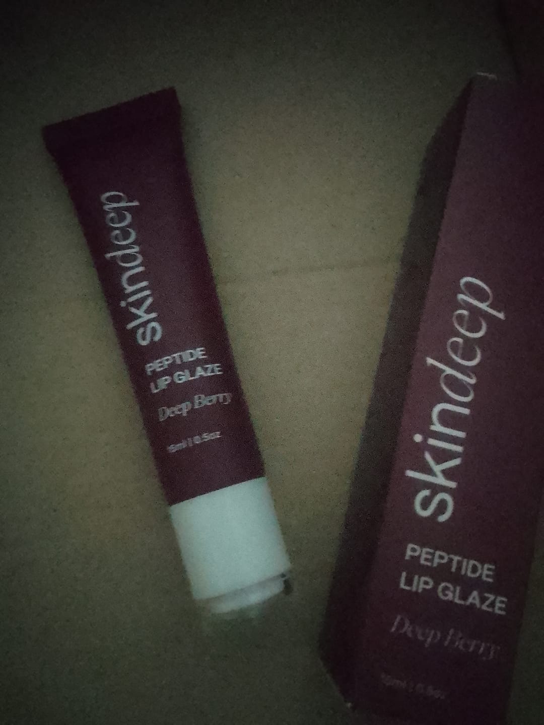 Customer photo review of Peptide Lip Glaze