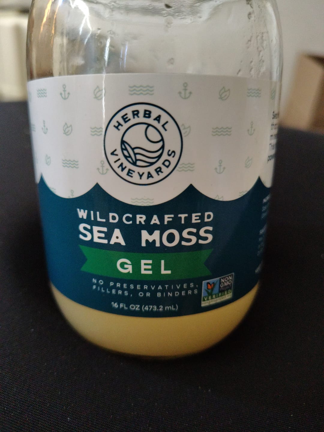 Customer photo review of EXCLUSIVE GOLD SEA MOSS GEL