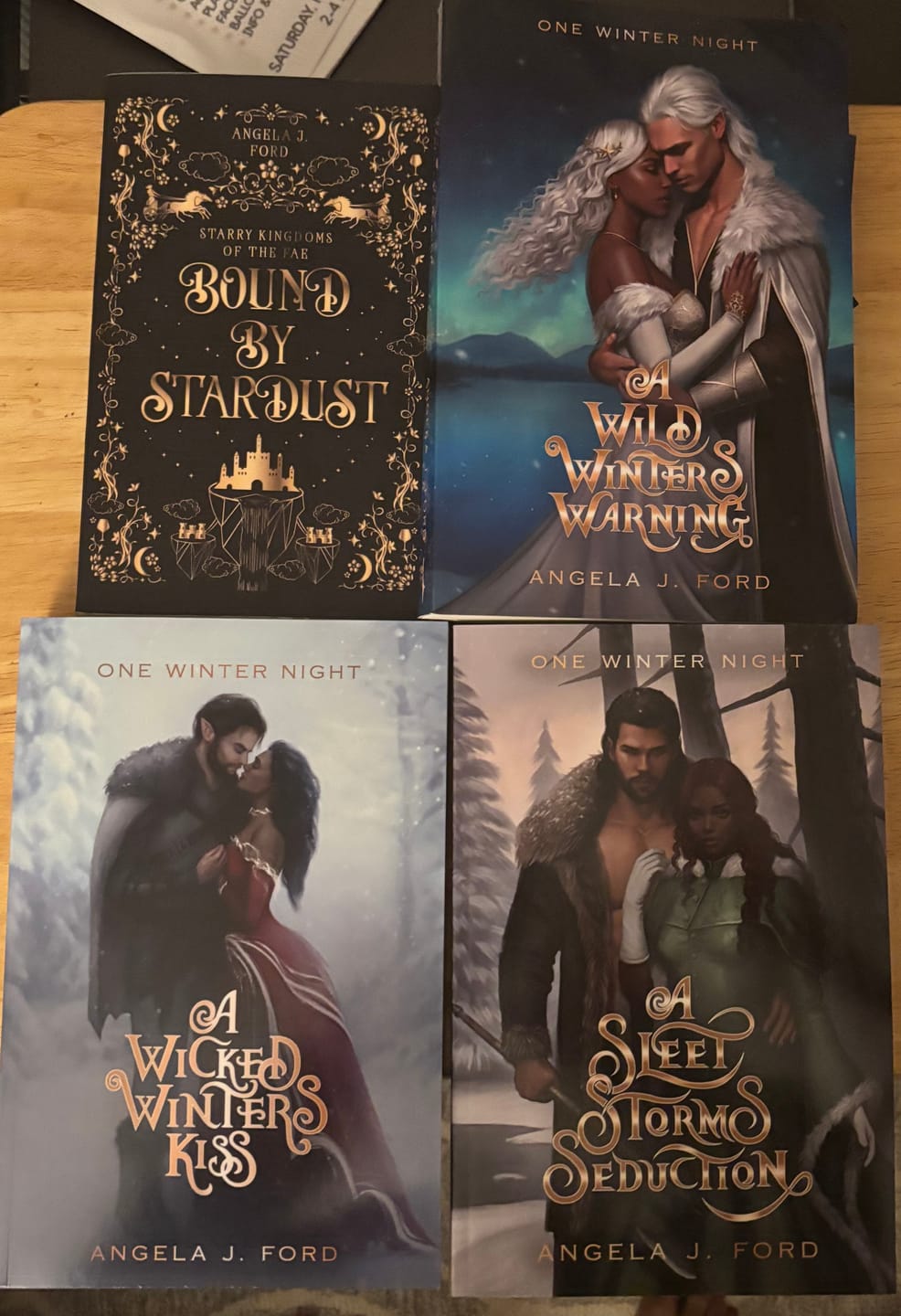 Customer photo review of A Wicked Winter's Kiss: A Swoony Holiday Romance