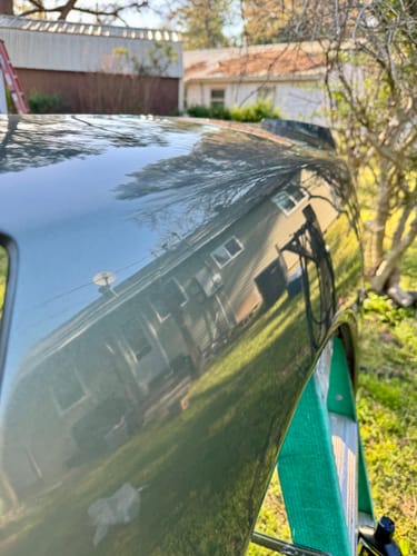 Customer photo review of NISSAN CANTEEN GREEN M. D13 | OEMatch Automotive Spraycan