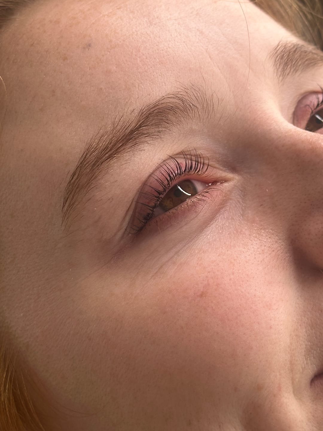 Customer photo review of Cysteamine Brow & Lash Lamination Kit - Step 1 - 15ml