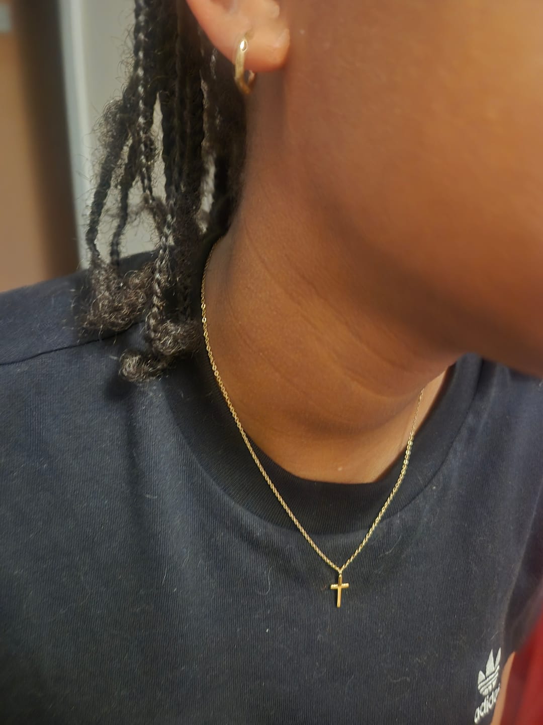 Customer photo review of Cross Necklace