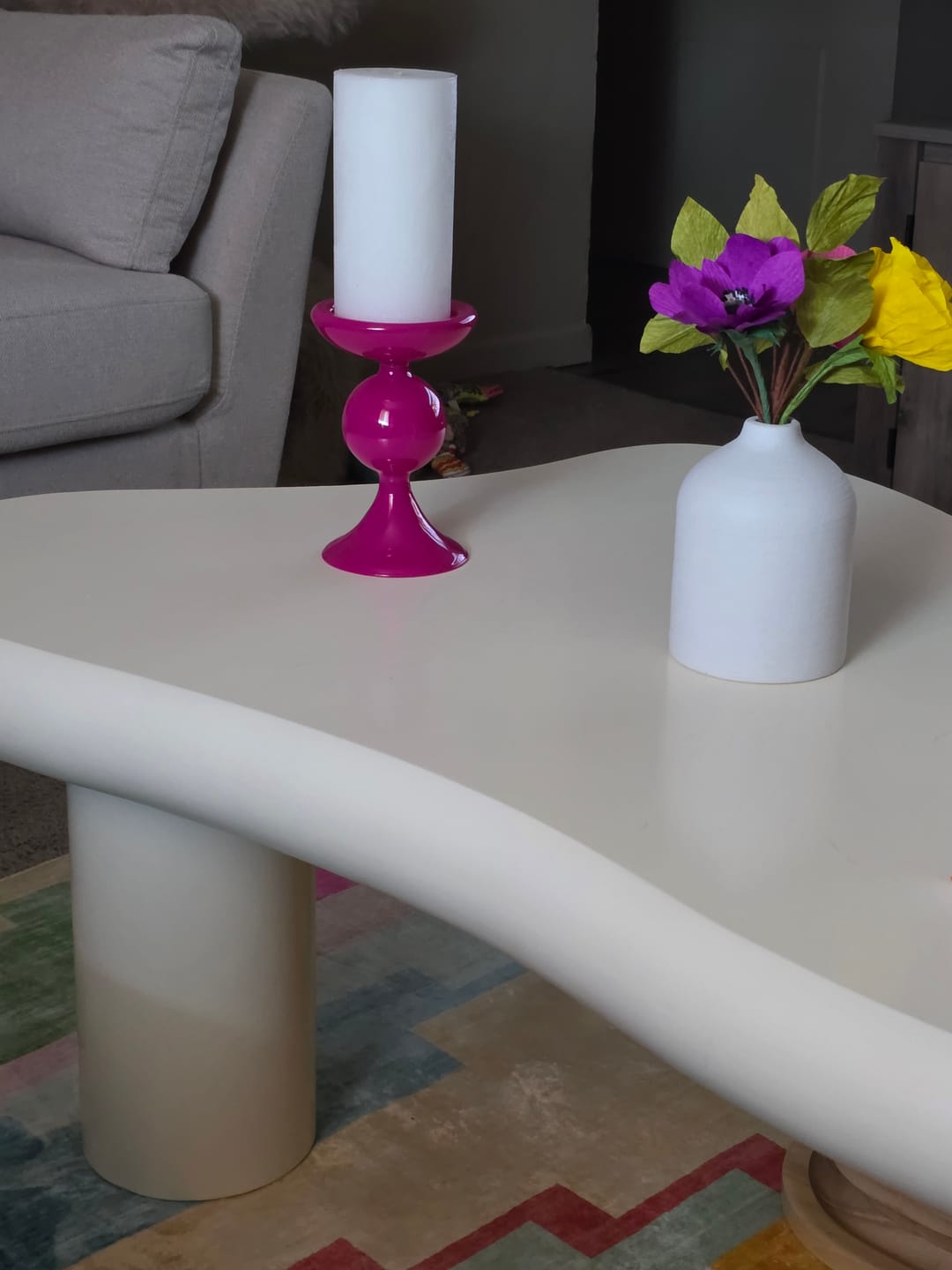 Customer photo review of Glitterville Sugar Plum Pillar Candle Holder
