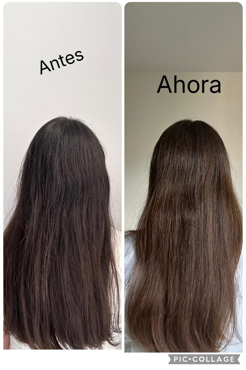 Customer photo review of Shampoo Crecimiento Sano con Ginseng Coreano