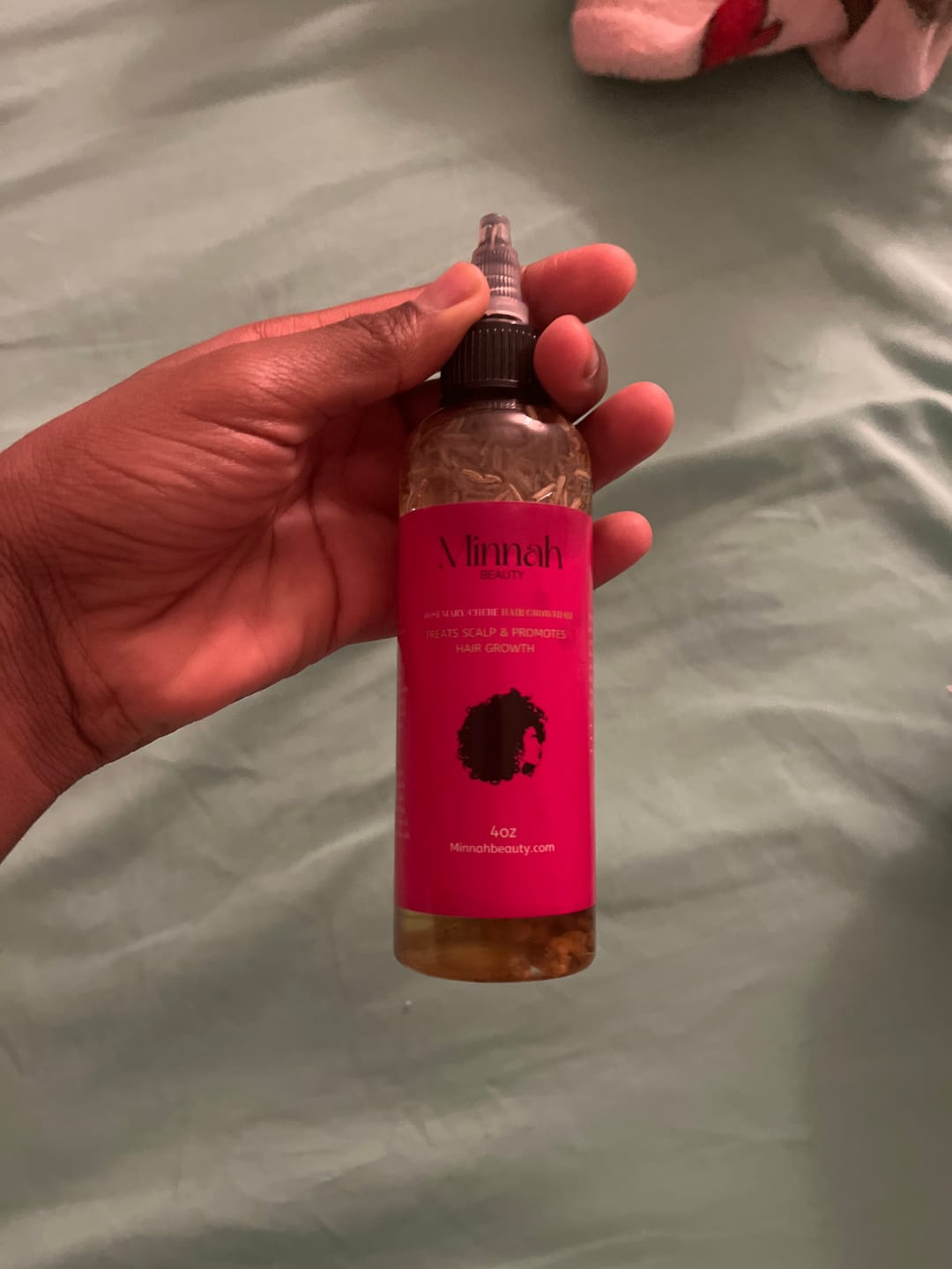 Customer photo review of Herbal Hair Growth Oil