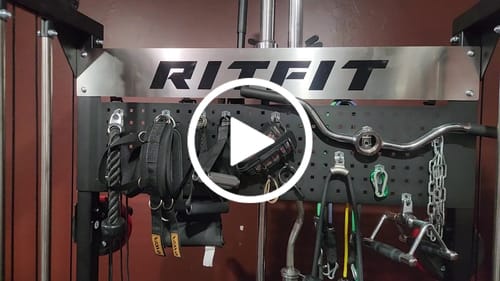 Customer video review of RitFit PBM1 Pegboard Attachment (Only for M1 PRO)