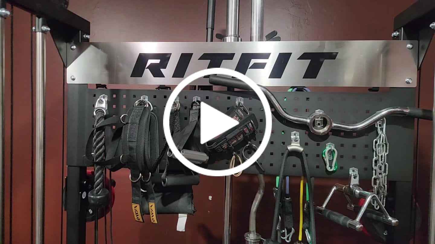 Customer video review of RitFit PBM1 Pegboard Attachment (Only for M1 PRO)