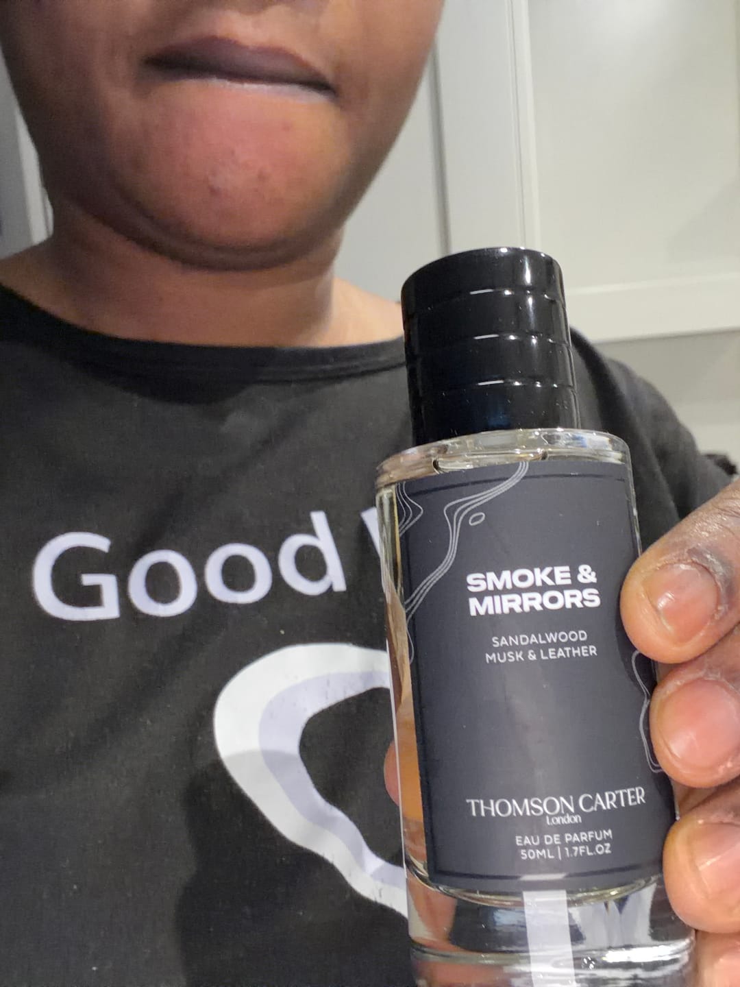 Customer photo review of Smoke & Mirrors | Eau de Parfum