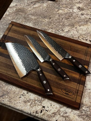 Customer photo review of Dynasty Series Warrior Knife Set
