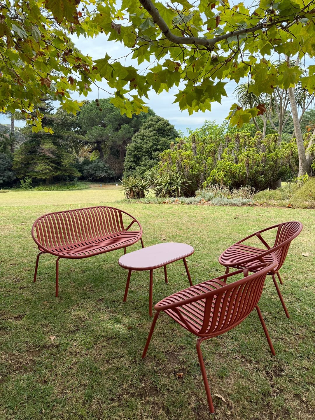 Customer photo review of Lisbon Lounge Set - Terracotta