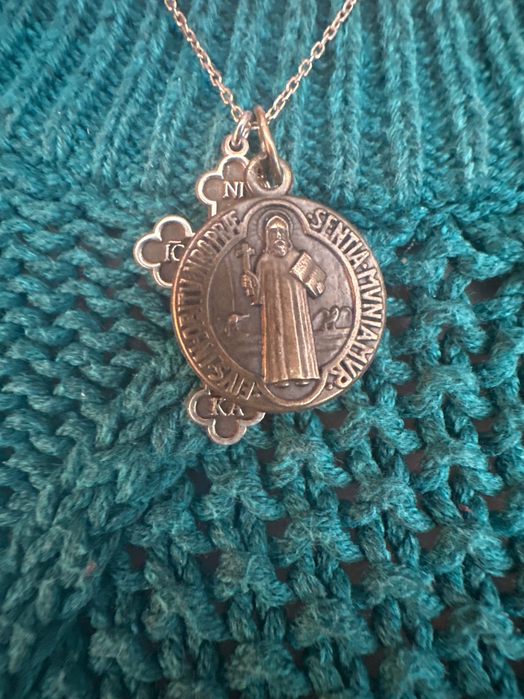 Customer photo review of St. Benedict Medal