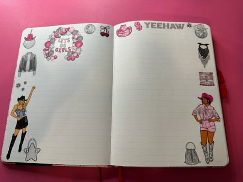 Customer photo review of Let's Go Girls Pre-cut PET Tape