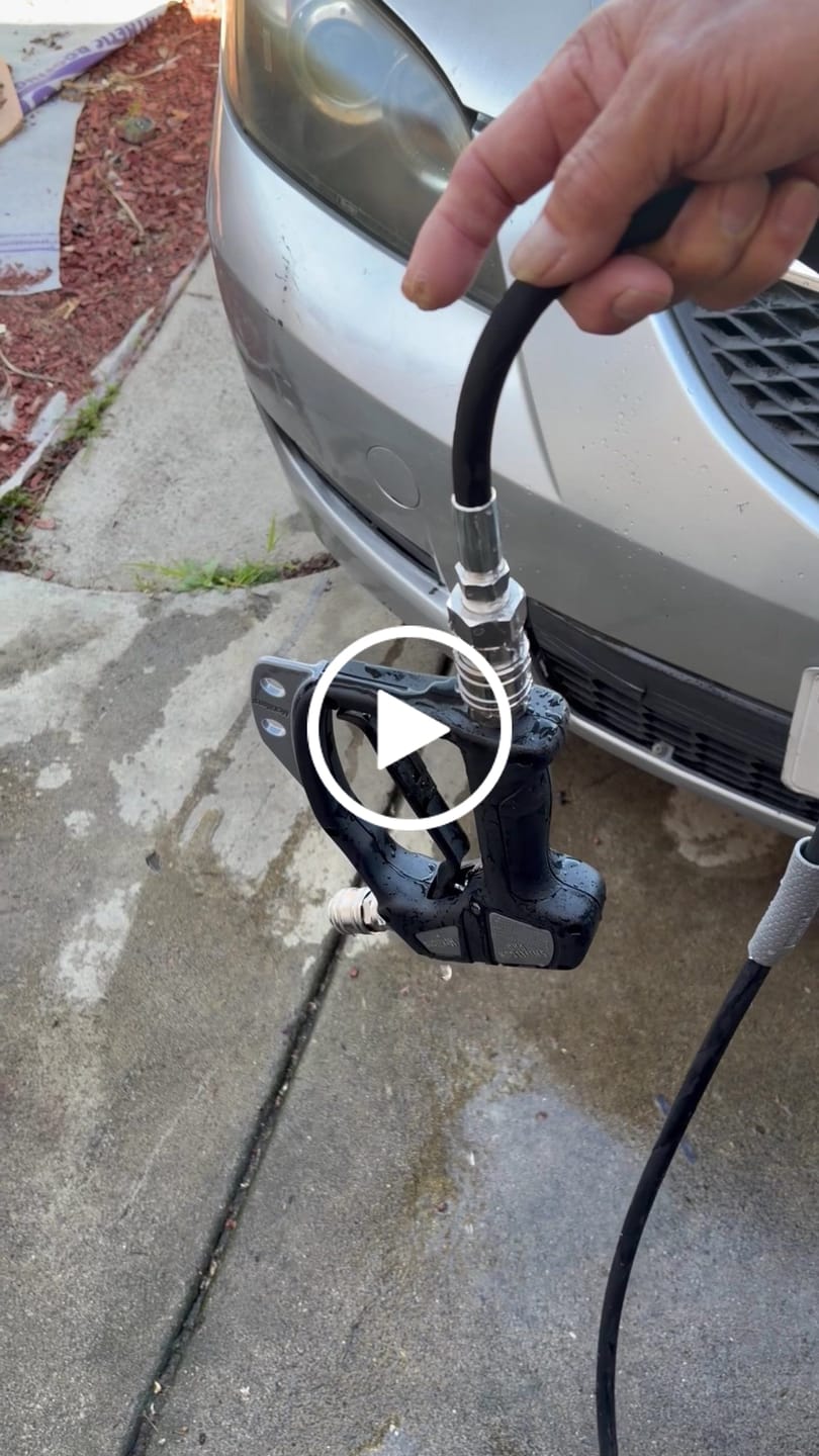 Customer video review of Black Hose w/ Auto QCs 1/4" x 50FT