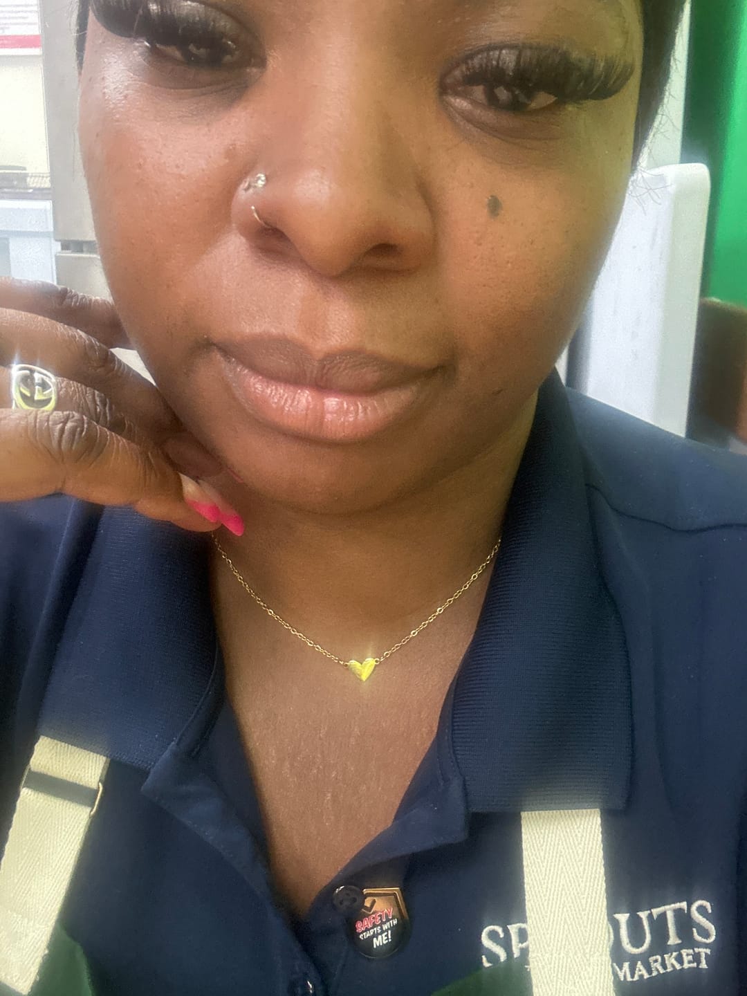Customer photo review of The Heart Pendant Necklace