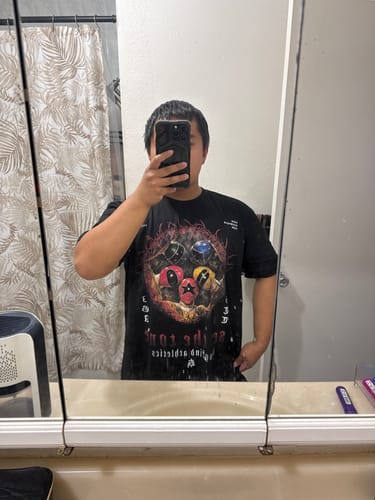 Customer photo review of [Limited Edition] 'Pwr Rangers: Zeo' Heavyweight T-Shirt