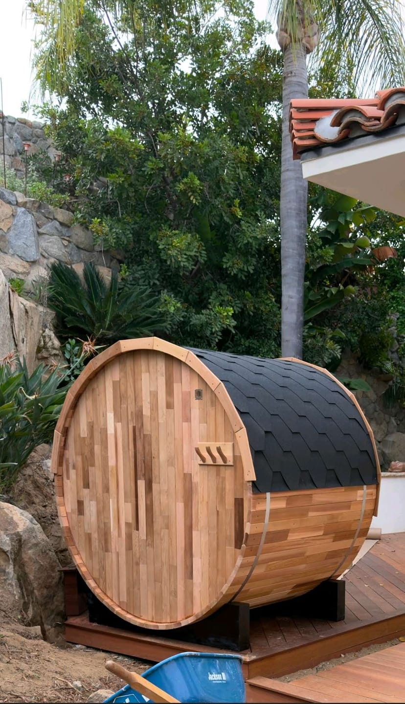 Customer photo review of SAUNAONES® Barrel Sauna Serenity Nature Air 3
