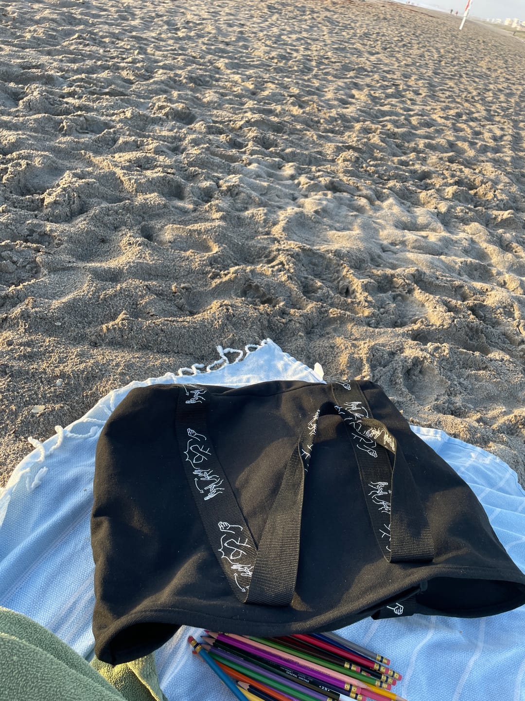 Customer photo review of JESUS LOVES YOU ASL TOTE BAG