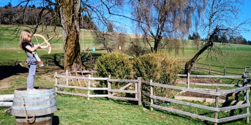 Customer photo review of Pfeil und Bogen Holzspielzeug
