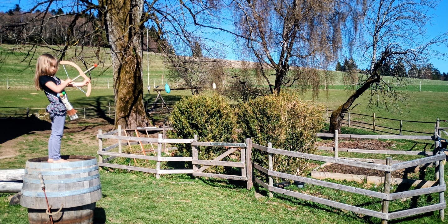 Customer photo review of Pfeil und Bogen Holzspielzeug