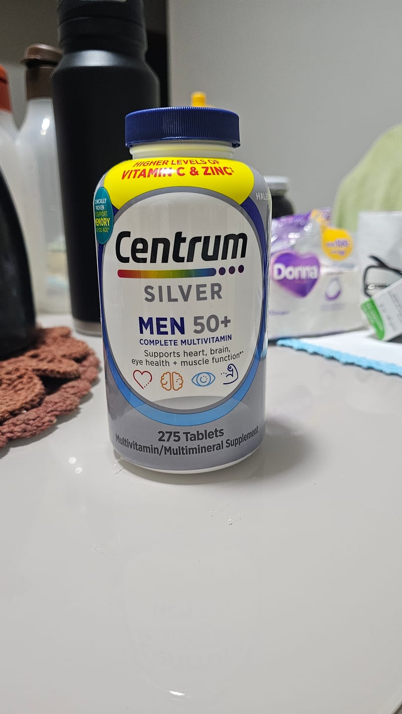 Customer photo review of Centrum Silver - Multivitamina para Homens acima de 50 anos (275 Caps)