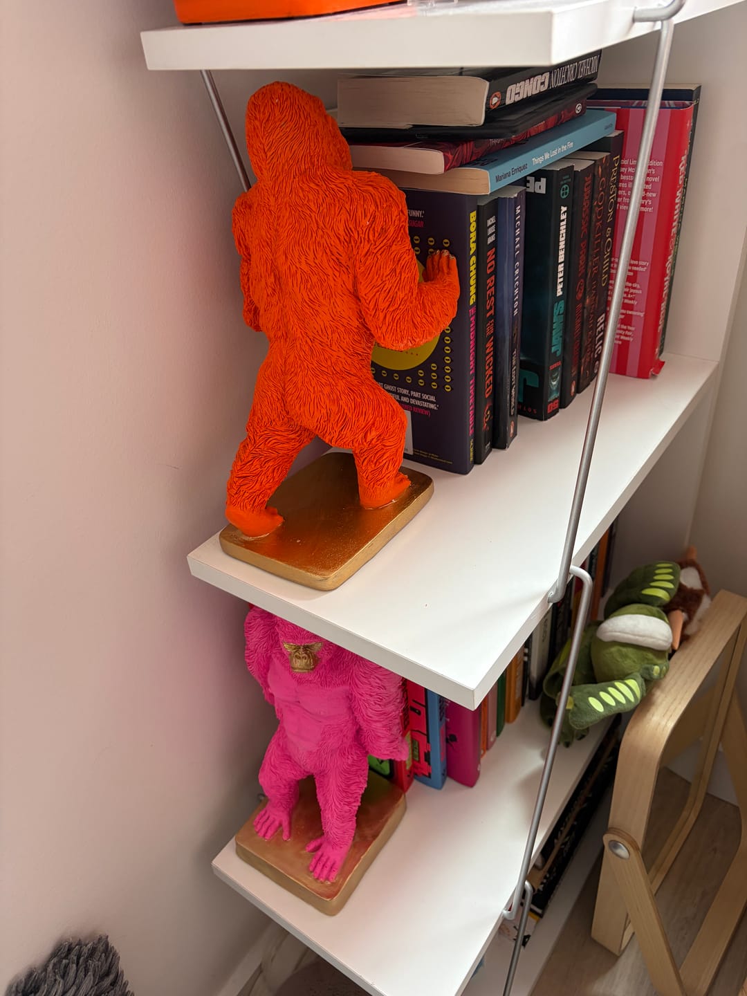Customer photo review of Alfie and Anna Gorilla Bookends (Set of 2)