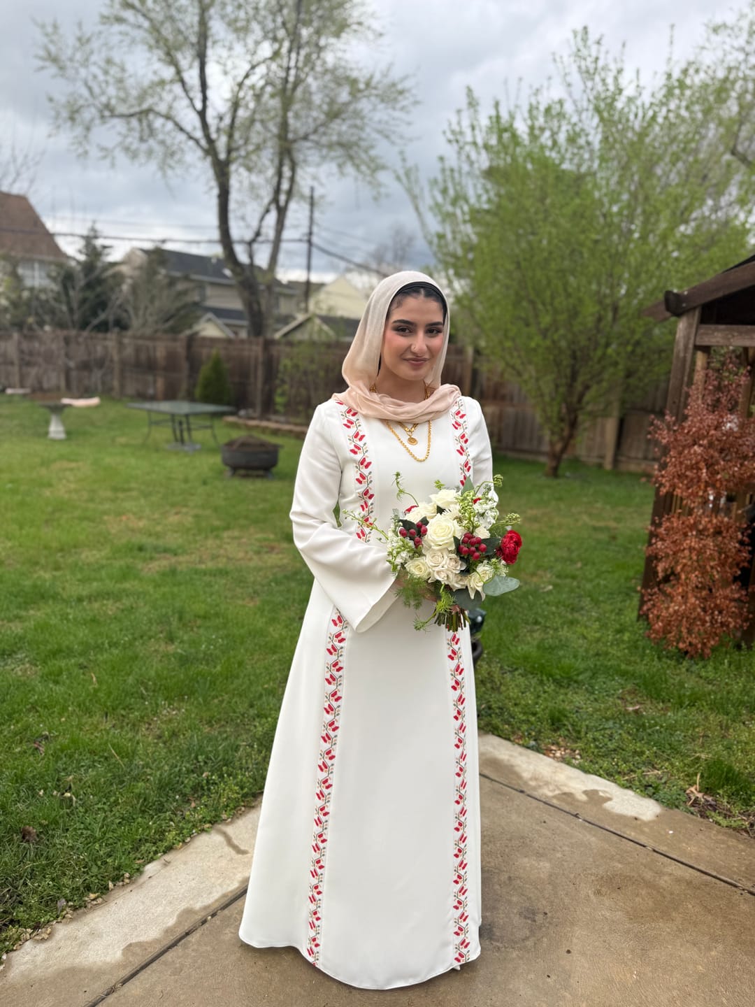 Customer photo review of The Zaytouna Dress
