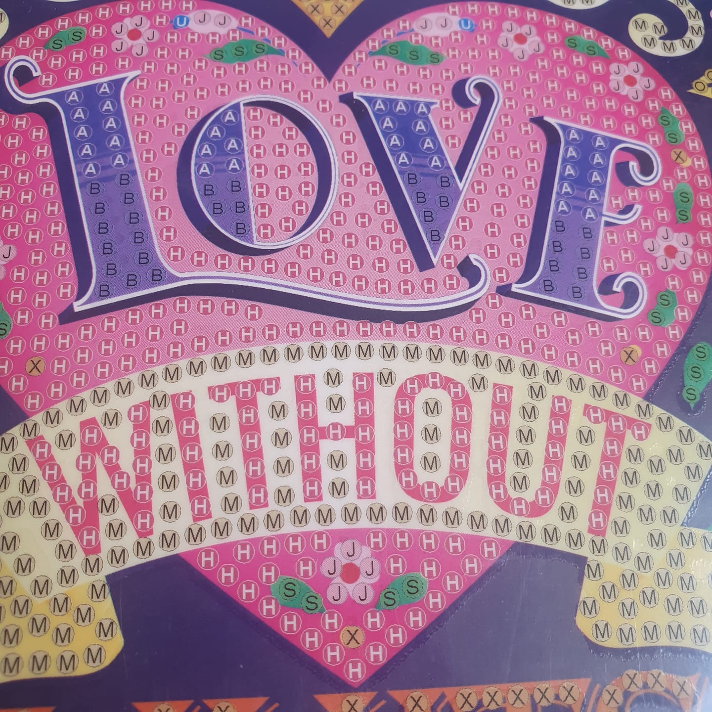 Customer photo review of Love Without Limits Crystal Art Card Kit 15cmx15cm