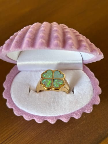 Customer photo review of Irish Charm Ring Gold