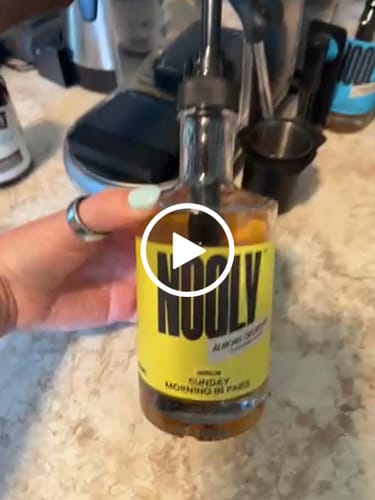 Customer video review of Almond Coffee Syrup