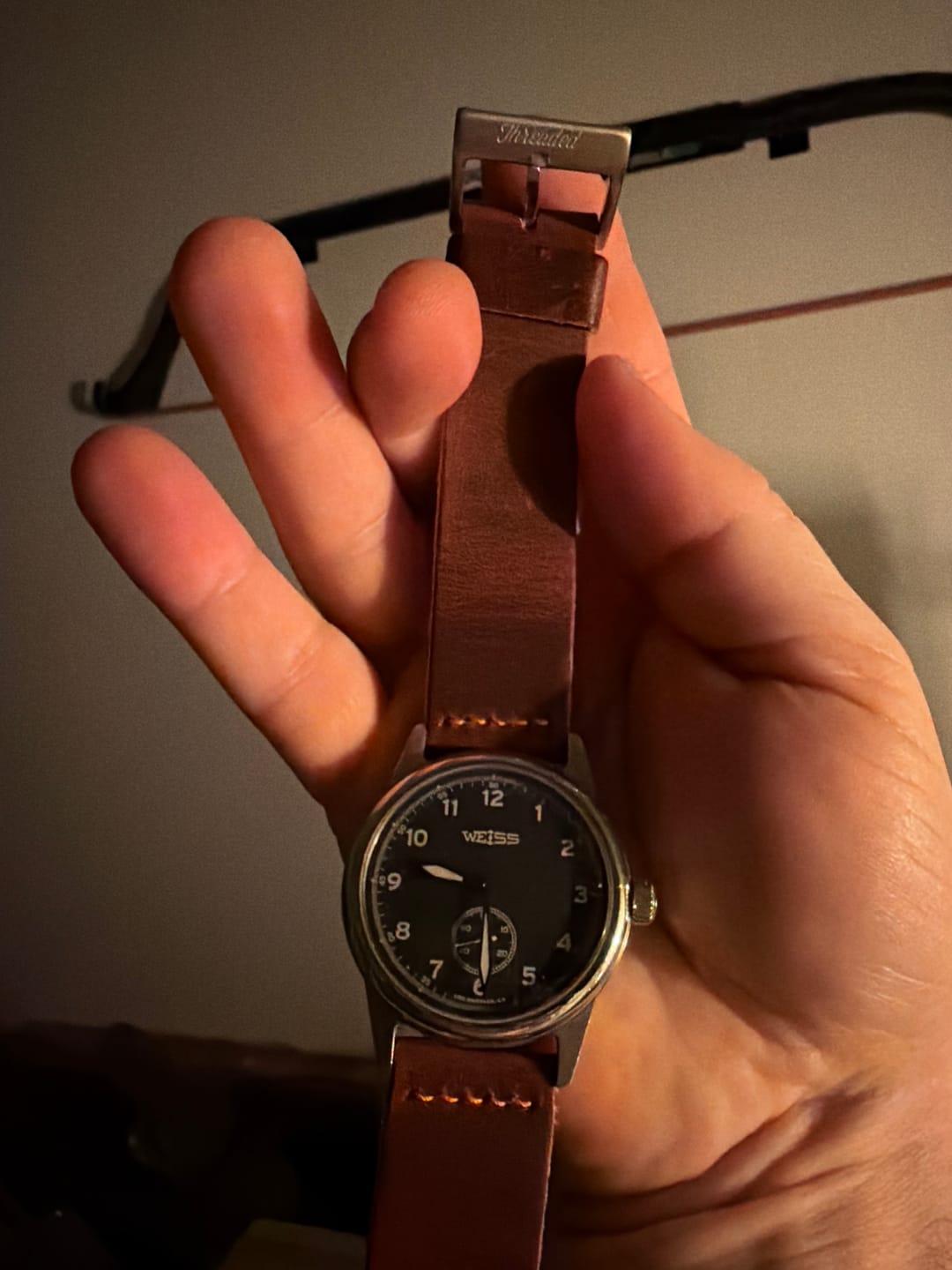 Customer photo review of Build Your Own Potomac Leather Watch Strap