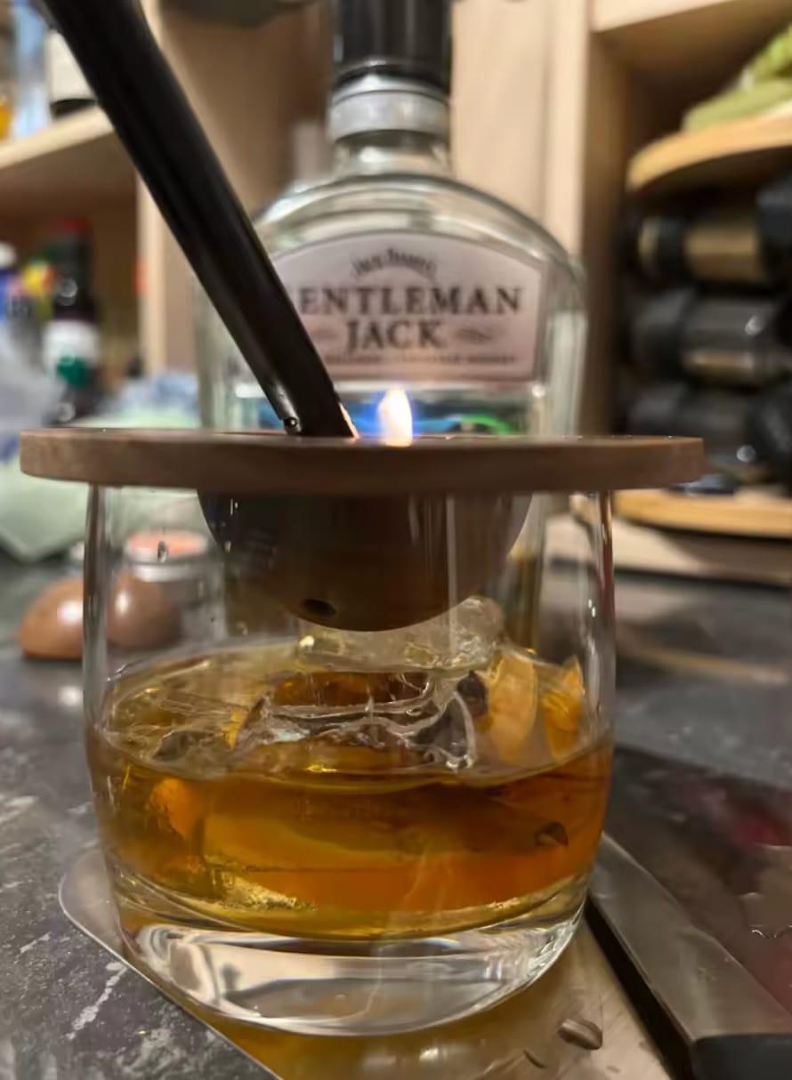 Customer photo review of Noir Barrel Smoke