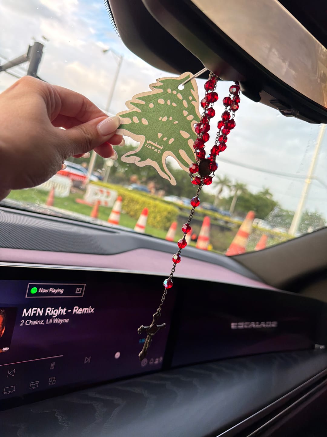 Customer photo review of Lebanese Cedar Air Freshener