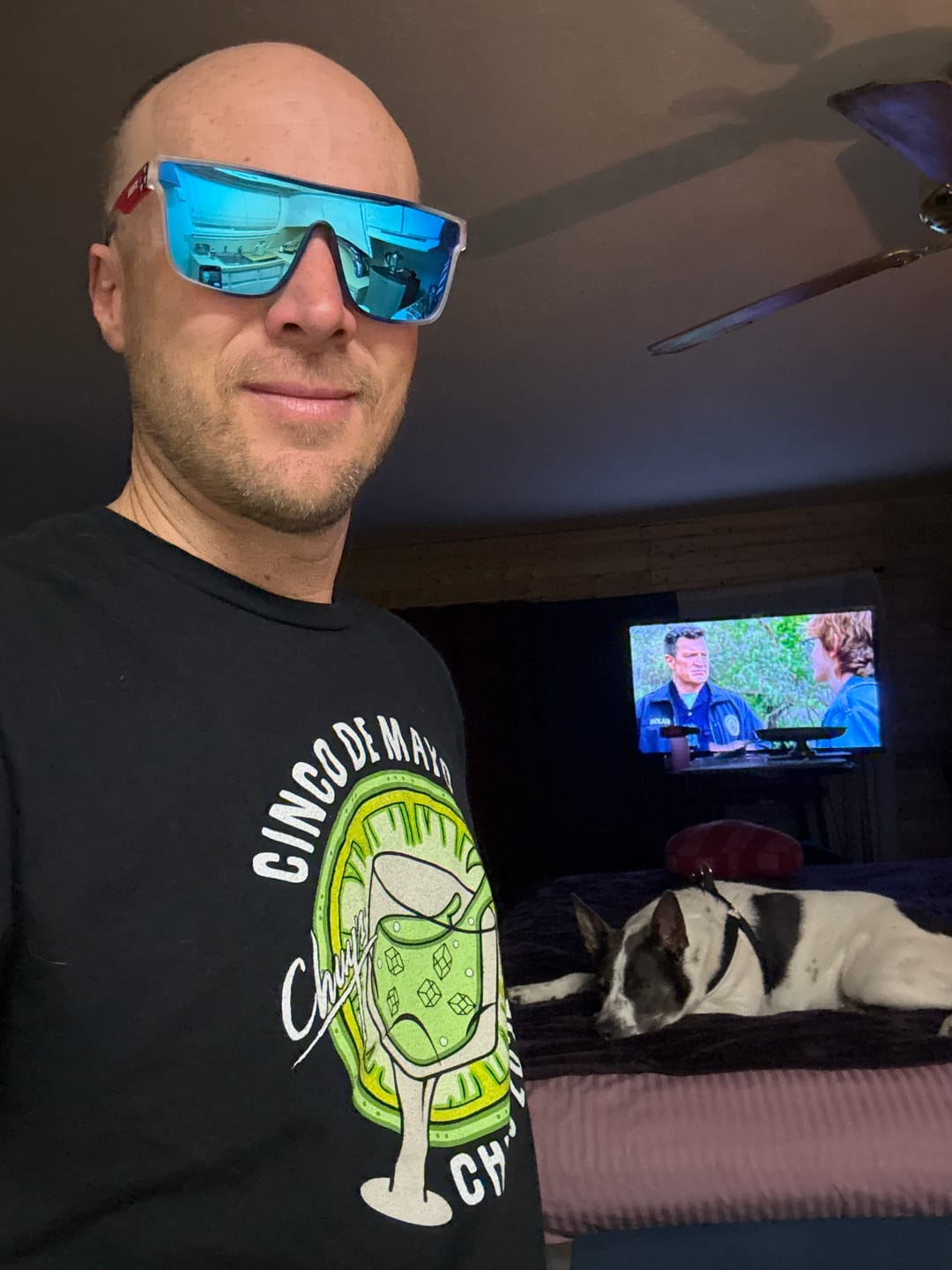 Customer photo review of 80Eighty® Polarized Murica Sunglasses
