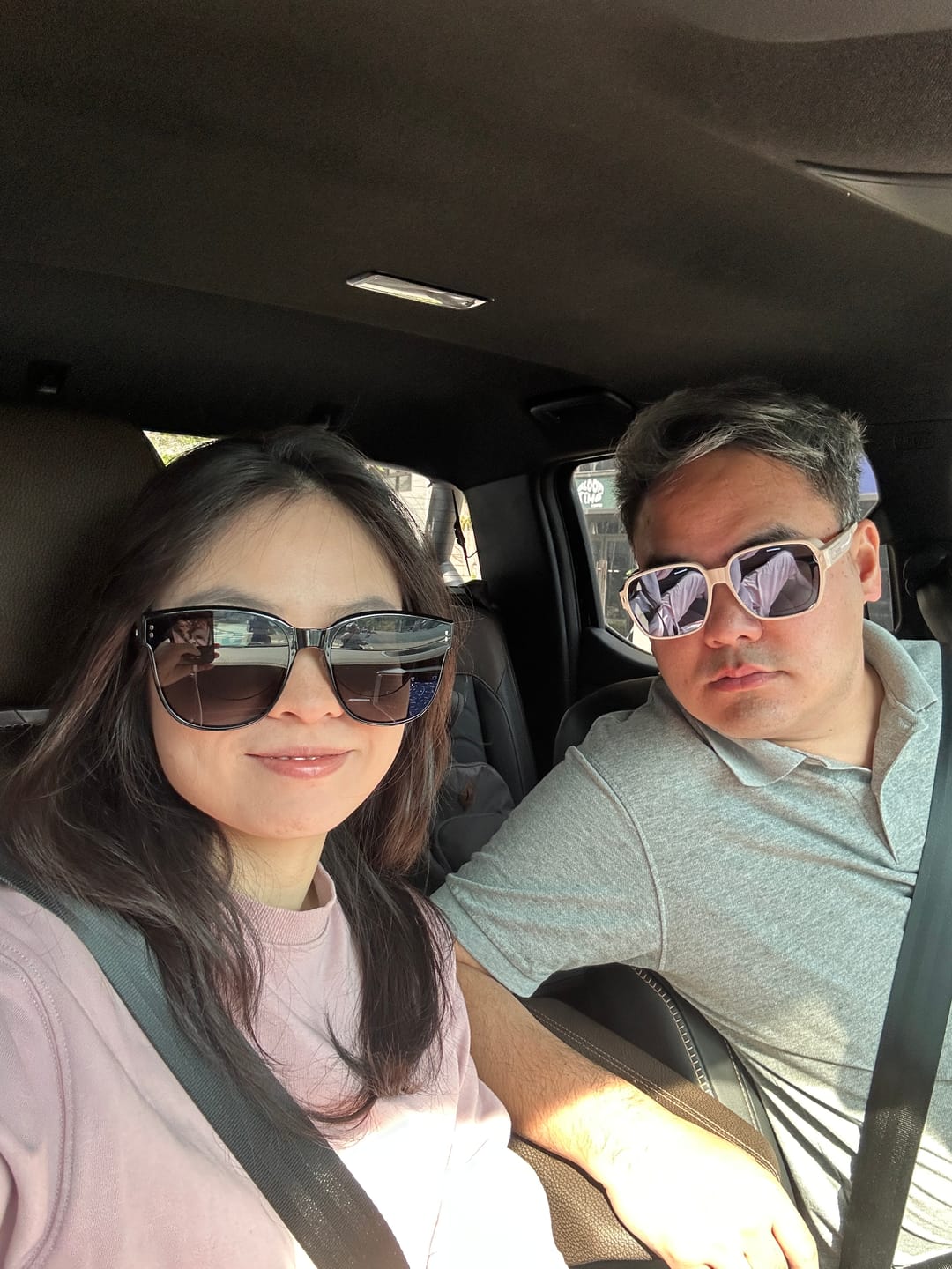Customer photo review of Square-Round Frame Prescription Fit-Over Sunglasses UV 400 FD008