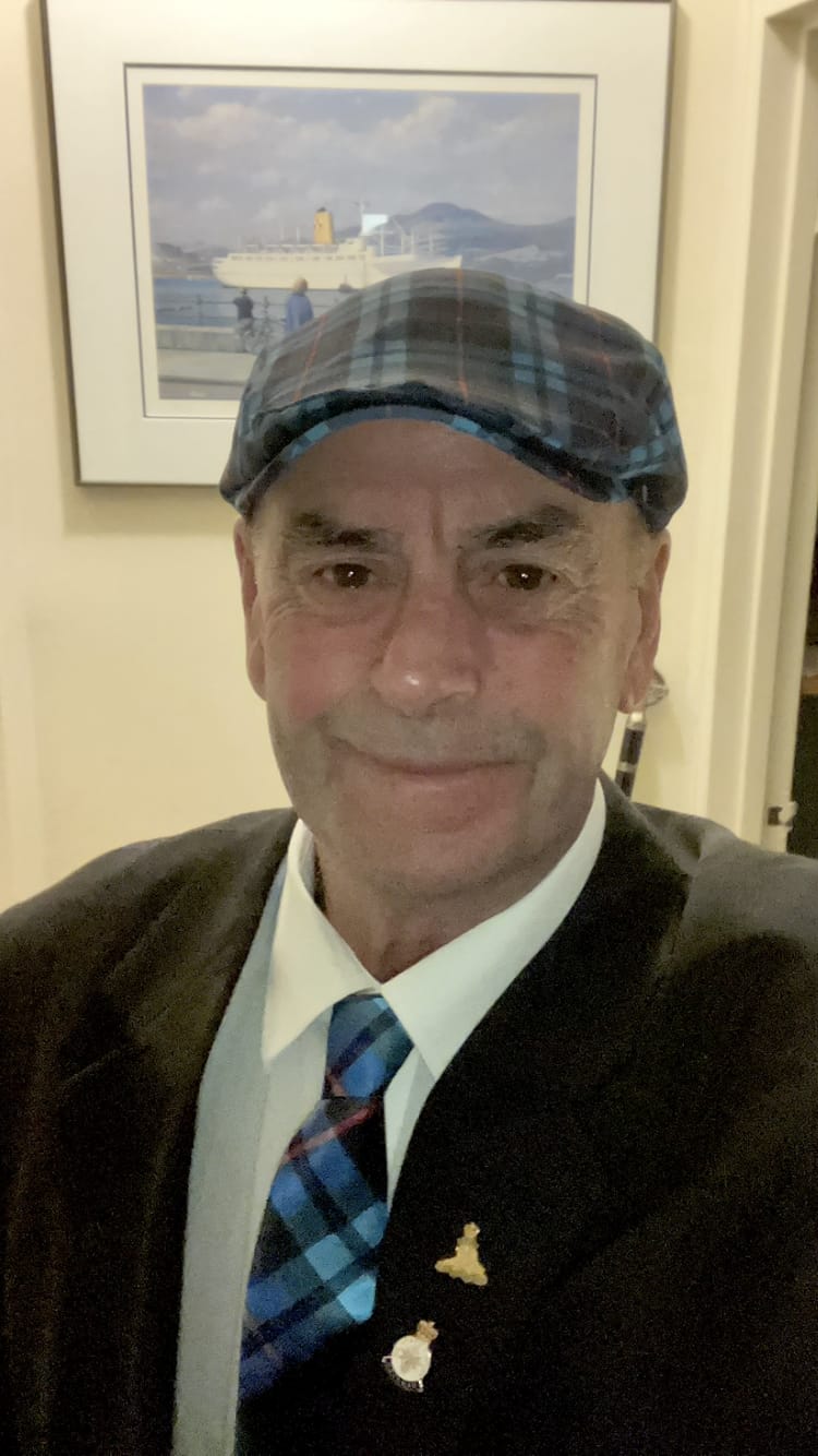 Customer photo review of Scottish McCorquodale Tartan Flat Cap
